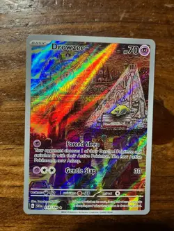 Pokemon Drowzee TCG Scarlet & Violet Base Set Holo Card 210/198 - Image 1