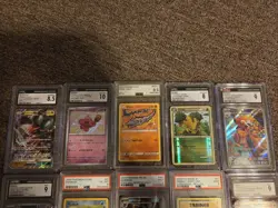 Graded Pokemon Card lot 15 graded cards, PSA, CGC Modern and Vintage - Image 2