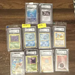 Pokemon CGC Graded 10 Slab Card Lot - Image 1