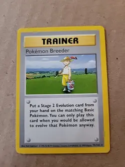 Pokemon TCG Card Trainer Base Set 76/102 Regular Rare - Image 1