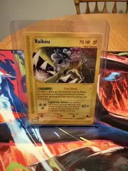Pokemon TCG Raikou Skyridge Rare Card 28/144 Non Holo E-Reader NM-M - Image 1