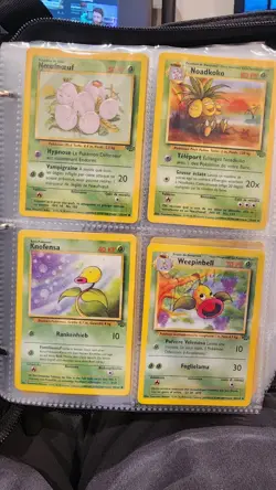 Pokemon TCG Vintage Foreign Card Lot - 68 WOTC Cards - 1 Holo - Binder Included - Image 3