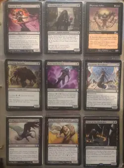 MTG Kiku, Nights Flower DEATHTOUCH DASH Custom BLACK 100 Card Commander EDH Deck - Image 4