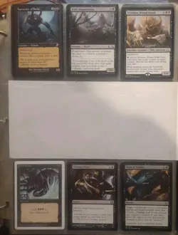 MTG Kiku, Nights Flower DEATHTOUCH DASH Custom BLACK 100 Card Commander EDH Deck - Image 5
