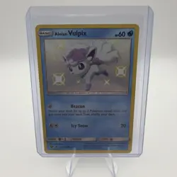 Alolan Vulpix SHINY SV8/SV94 Hidden Fates Holo Foil Rare Pokemon Card - Image 1