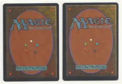 MTG REVISED: 2x NM- & LP Stasis Magic the Gathering Cards Do Not Get Untap Phase - Image 2