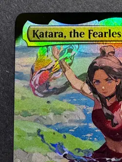 Magic the Gathering x Avatar Katara the Fearless Foil Promo Card SDCC #0003 - Image 4
