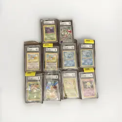 Pokemon CGC Graded Lot of 10 Slabs Cards - Image 1