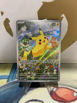 Pikachu SVP 088 Illustration Rare Black Star Promo Pokemon Card NM - Image 1