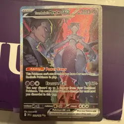 Team Rockets Mewtwo EX Special Illustration Card 231/182 Sv10: Destined Rivals - Image 4