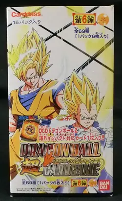 Dragon Ball Super Card Game Booster Vol.6 Sealed Box Japanese - Image 1