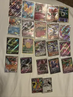 Lot of 22 Pokemon EX, V, Vmax Cards NM - Image 1