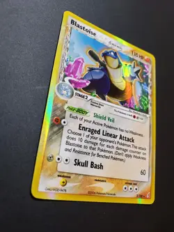 Pokemon TCG Blastoise EX Crystal Guardians Holo Rare Card 2/100 Delta Species - Image 5