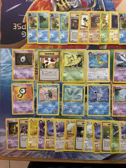 Vintage Pokemon Card Lot WOTC First Edition Etc Dragonite Celebi Lugia Blastoise - Image 3