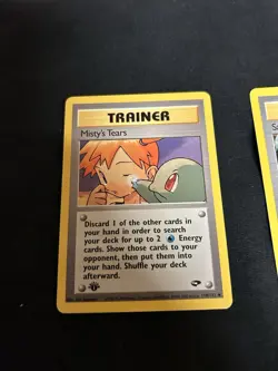 Pokemon TCG Misty's Tears Gym Challenge Card 118/132 1st Edition And Sabrina’s - Image 2