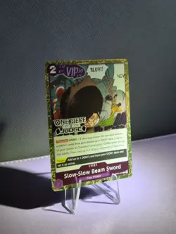 Slow-Slow Beam Sword (Judge Pack Vol. 6) OP07-076 One Piece Promotion Cards Foil - Image 3