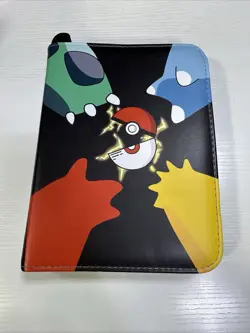Card Binder for Pokemon Cards Holder With 200 Pokemon Cards 50 Removable Sleeves - Image 2