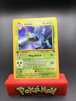 1st Edition Golbat 34/62 Fossil Set - Uncommon Pokemon Card - NM/Mint - Image 1