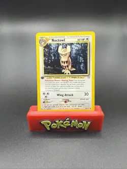 Noctowl 42/111 1st Edition Uncommon Non-Holo Neo Genesis Pokemon Card NM - Image 1