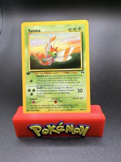 Pokemon Card 1ST EDITION Yanma Neo Discovery 36/75 WotC Vintage Non Holo Rare - Image 1