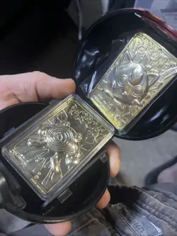 1999 Pokemon Togepi 24K Gold Plated Trading Card and Pokeball Burger King..coins - Image 3