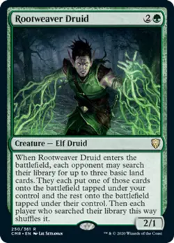 x1 Rootweaver Druid - Foil R MTG Commander Legends M/NM, English - Image 1
