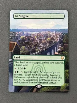 Ba Sing Se MTG Avatar: The Last Airbender Hand Painted Extended Full Altered Art - Image 1