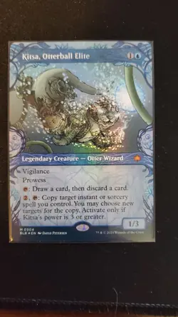 Magic the Gathering (MTG) Kitsa, Otterball Elite (Showcase) Bloomburrow Foil - Image 1