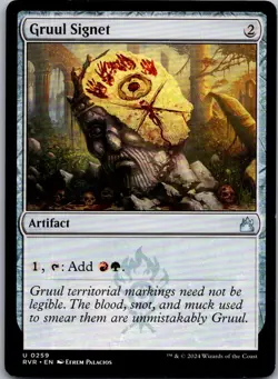 Gruul Signet U Ravnica Remastered 259 LP MTG - Image 1