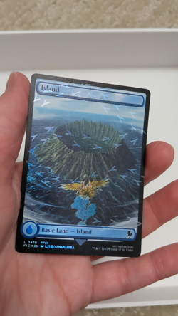 Chocobo Track Island! (0479) Final Fantasy FIC, Magic MtG, Full Art Foil - NM! - Image 2