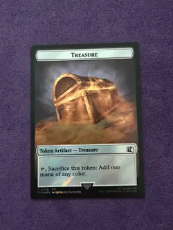 Clue // Treasure Token Surge Foil - FIC 0009/0036 NM - MTG Magic - Image 1