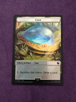 Clue // Treasure Token Surge Foil - FIC 0009/0036 NM - MTG Magic - Image 2