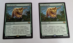 2x Scythecat Cub Jumpstart Foundations MTG Magic the Gathering NM Near Mint - Image 1