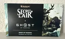 Jin Sakai, Ghost of Tsushima (Rainbow Foil) Secret Lair Drop Foil - Image 1