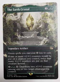 The Earth Crystal (0342) Borderless, Final Fantasy FIN, Magic MtG, Regular - NM! - Image 1