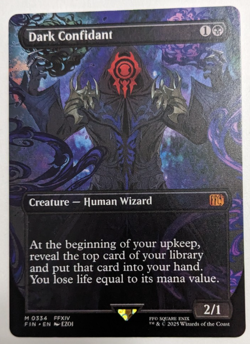 Dark Confidant (0334) Borderless, Final Fantasy FIN, Magic MtG, Regular - NM! - Image 1