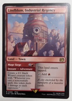 Lindblum, Industrial Regency (0285) Final Fantasy FIN, Magic MtG, Regular - NM! - Image 1