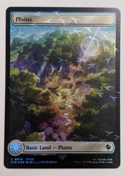 Chocobo Track Plains! (0478) Final Fantasy FIC, Magic MtG, Full Art Foil - NM! - Image 1