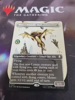 Mtg. Momo, Friendly Flier. Borderless. Avatar: The Last Airbender. Pack Fresh - Image 1