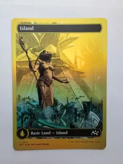 MTG Island (DFT) (First-Place Foil) Aetherdrift Land 513 - Image 1