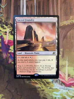 Sacred Foundry NM-Mint, English Edge of Eternities MTG - Image 1