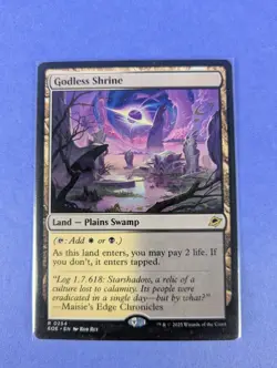 MTG Magic: Edge of Eternities: Godless Shrine #0254 Rare - NM - Image 1