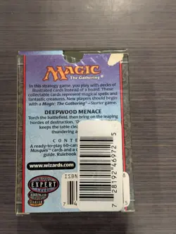 Mercadian Masques Deepwood Menace Theme Deck Magic the Gathering MTG 1999 Nice! - Image 2