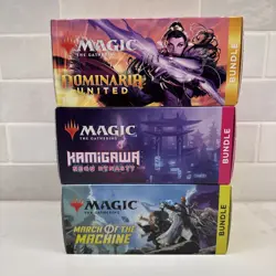 Magic the Gathering Bundle Lot of 3 Sealed Dominaria United - Kamigawa - MOM - Image 1