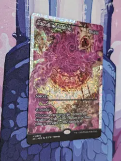 Bloodline Bidding (Showcase) Fracture Foil - Lorwyn Eclipsed - #395 - Image 2