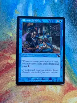 Rhystic Study, Prophecy, MTG Singles - Played Condition (see corners) - Image 1
