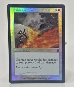 MTG Sphere of Law Odyssey 50/350 Foil Uncommon - Image 1
