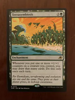 Terrasymbiosis Edge of Eternities Regular Card, Near Mint Condition 210 - Image 1