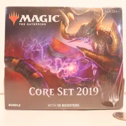 MAGIC THE GATHERING CORE SET 2019 FACTORY SEALED BUNDLE 10 BOOSTERS - Image 1