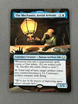 The Mechanist, Aerial Artisan Avatar The Last Airbender Hand Painted Altered Art - Image 1